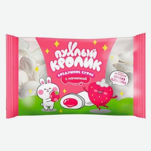 Суфле воздушное «Пухлый Кролик» со вкусом сочная клубника, 85 г